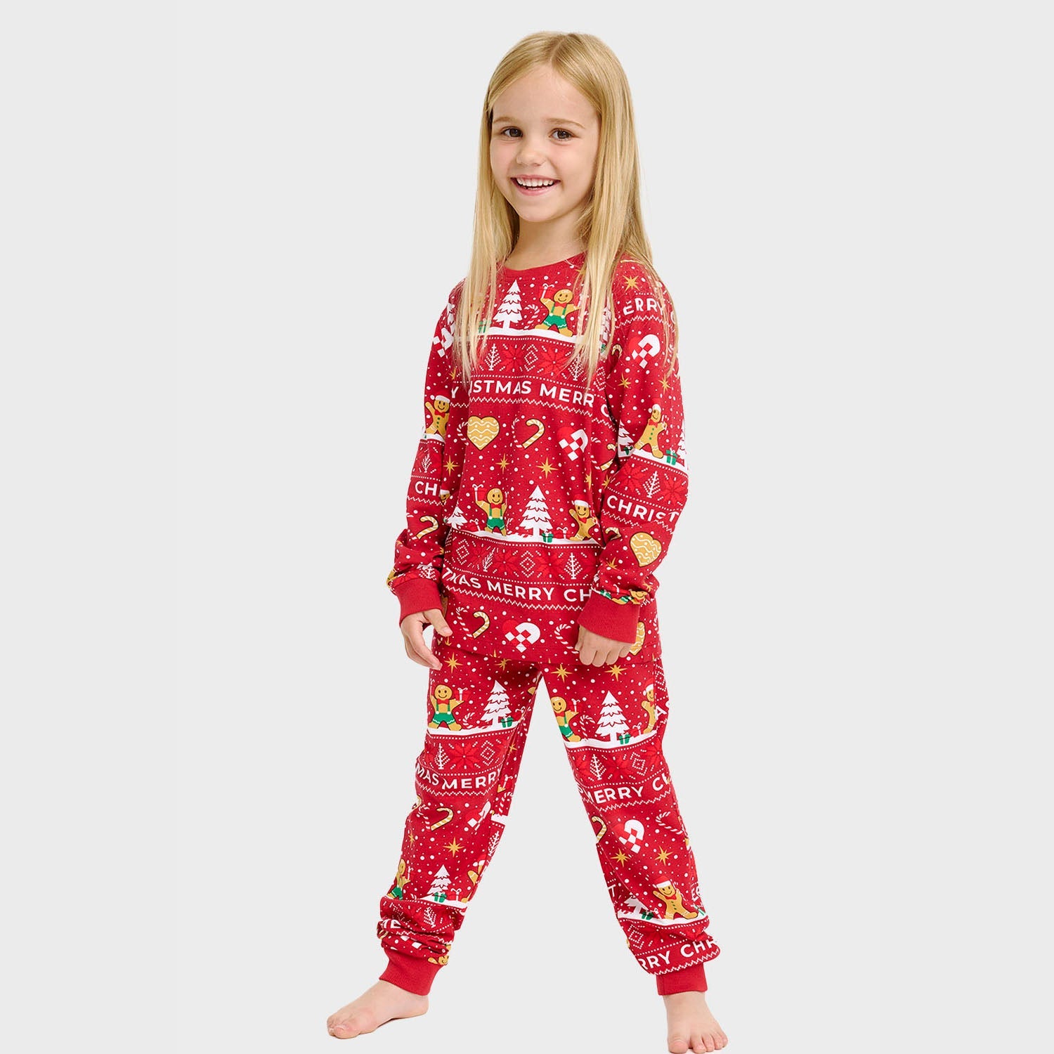 Christmas Cookie Pyjamas Red β Kids
